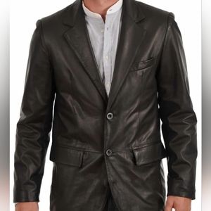 Daniel Cremieux Lambskin Leather Blazer